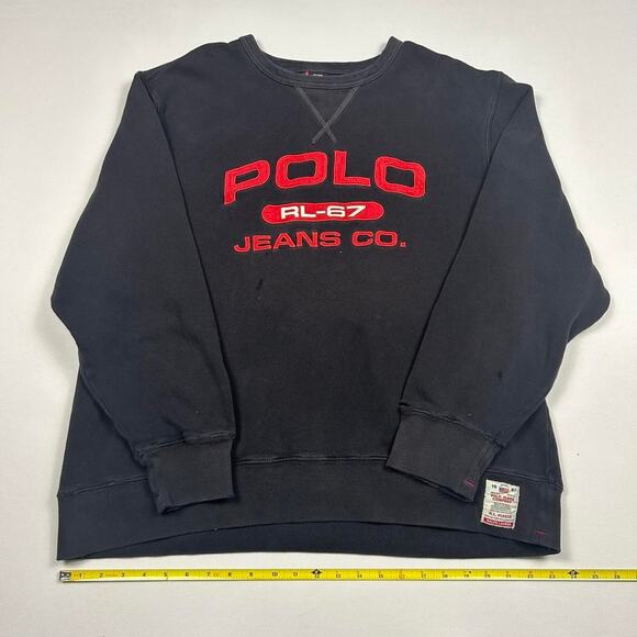Vintage Polo Jeans Company Spellout Sweatshirt - Picture 7 of 7